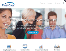 Tablet Screenshot of firstcalleap.org